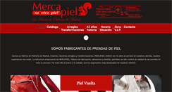 Desktop Screenshot of mercapiel.com